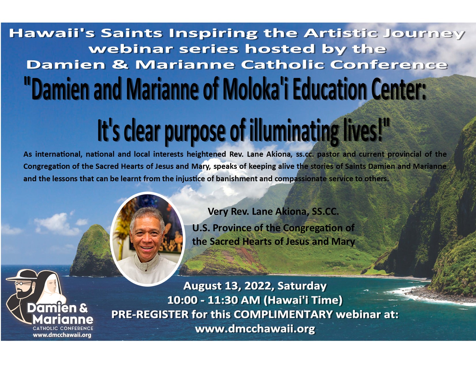 Damien and Marianne of Moloka’i Education Center: It’s clear purpose of illuminating lives!